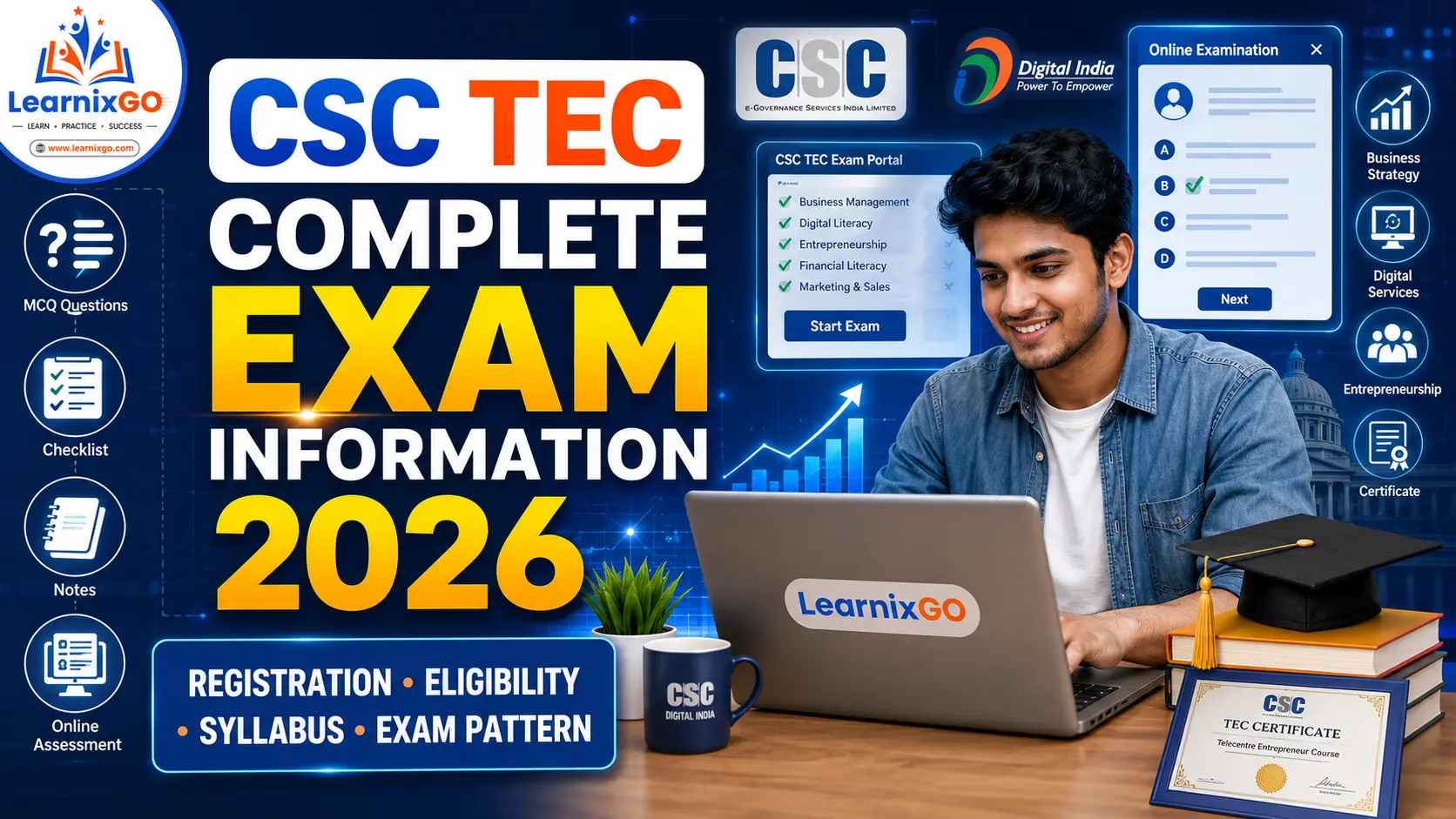 CSC TEC Exam Registration Process