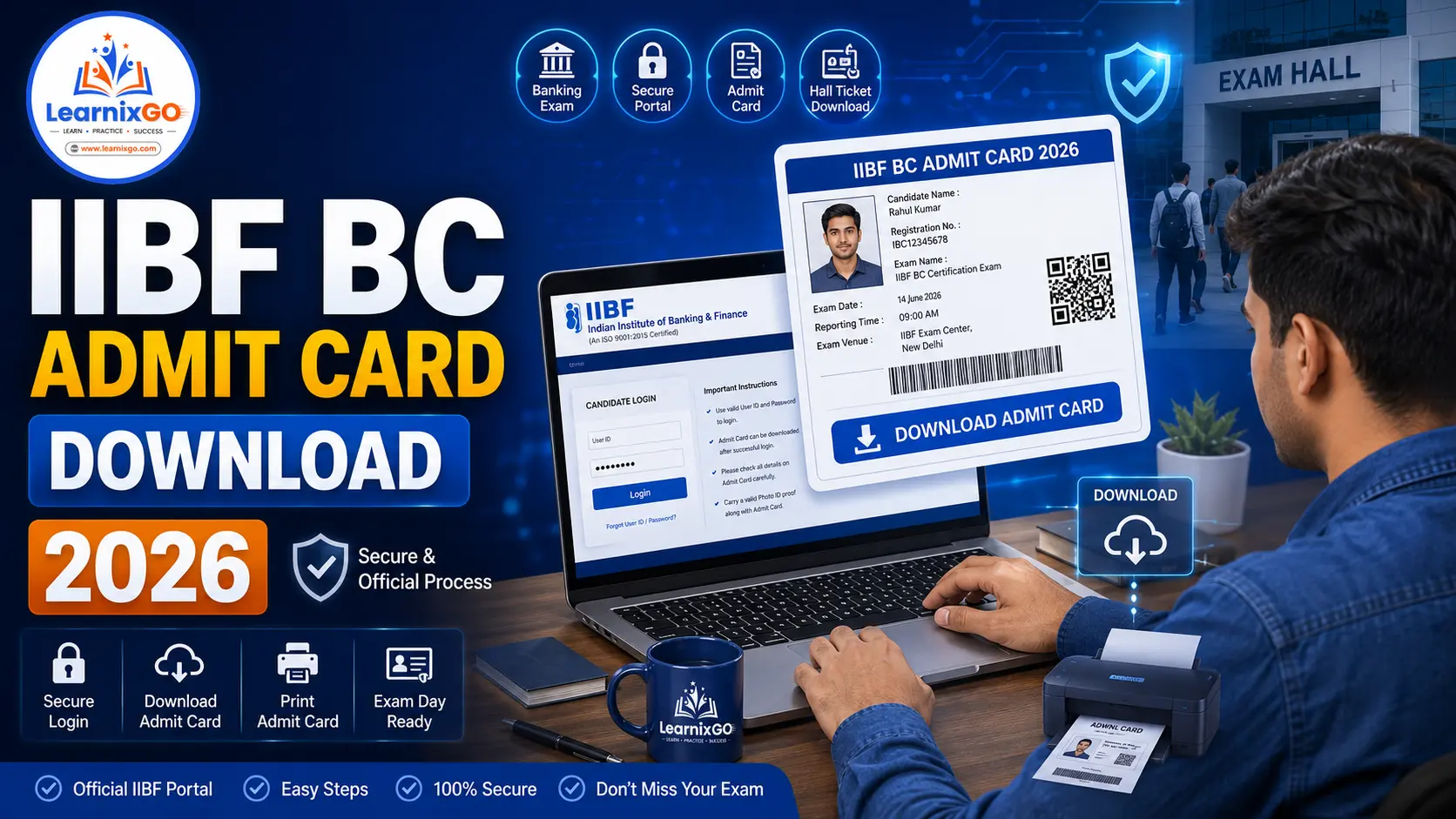 IIBF BC Admit card download