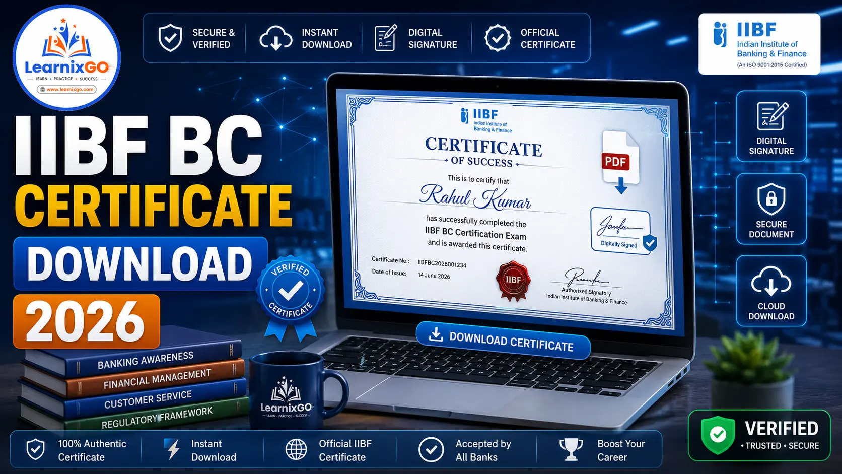 iibf bc exam certificate download